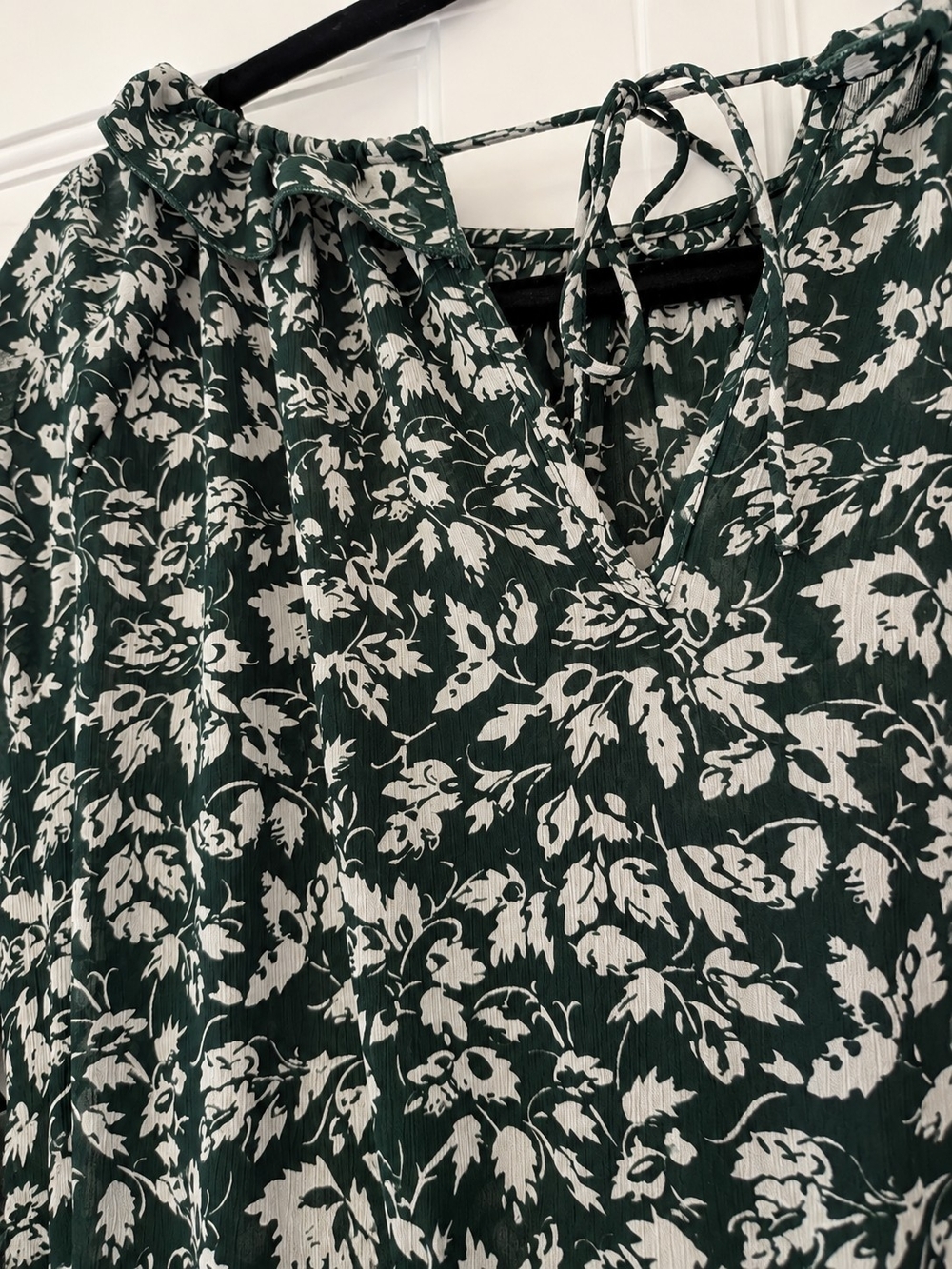 Madewell Floral Long Sleeve Boho Prarie Cottagecore Maxi Dress - Picture 3 of 6